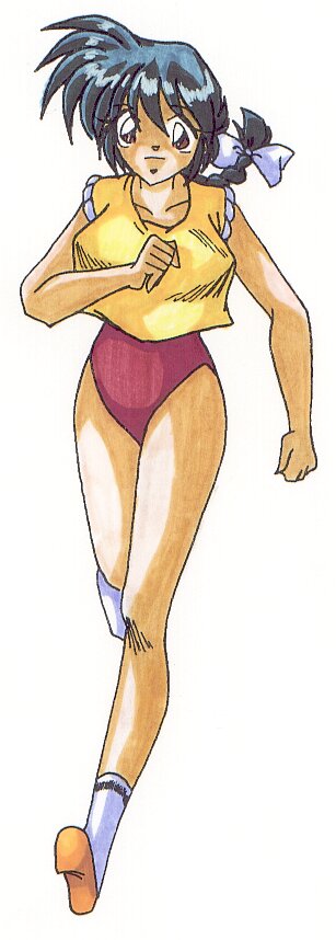 Ranma, in Fuurinkan High P.E. uniform